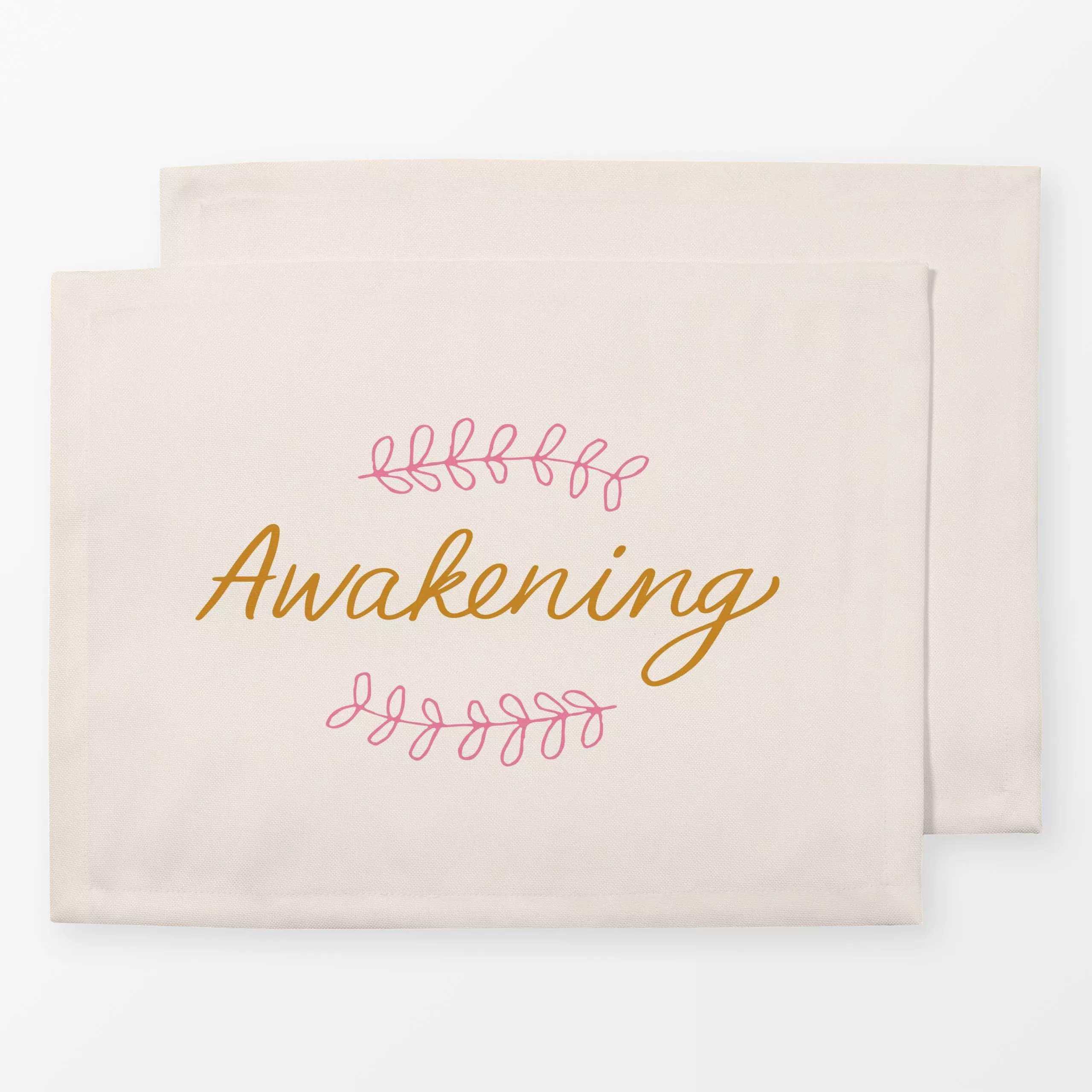 Tischset Awakening, Spruch, Sommer, von Kathrin Woo