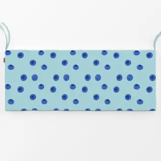 Bankauflage Heidelbeeren Muster