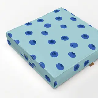 Bodenkissen Heidelbeeren Muster