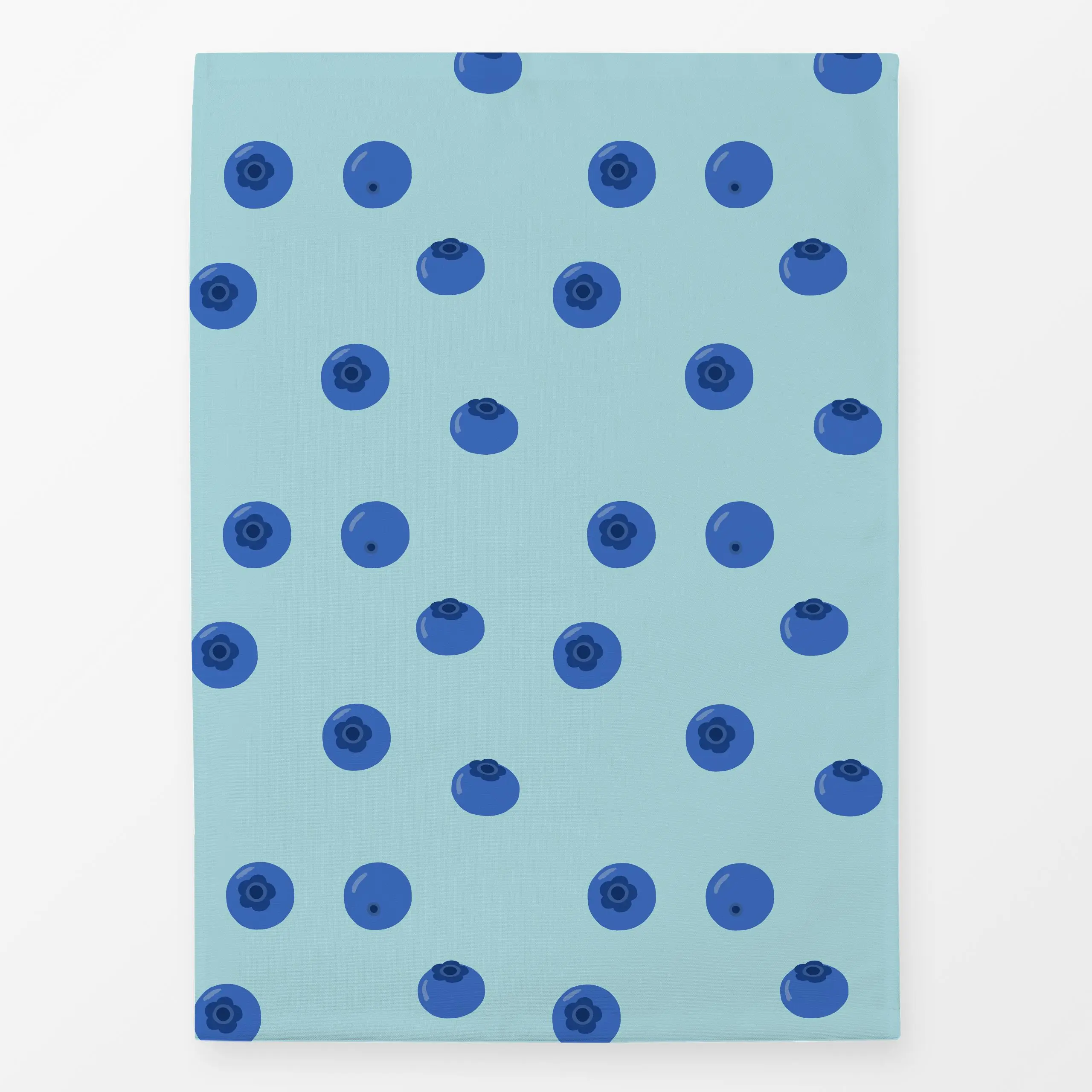 Geschirrtücher Heidelbeeren Muster - Sommer, Früchte - von „Julia Reyelt"; Obst, Obstsalat, Blaubeeren, Früchte, Sommer, hei...