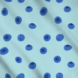 Meterware Heidelbeeren Muster