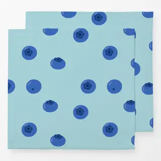 Servietten Heidelbeeren Muster