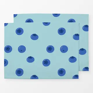 Tischset Heidelbeeren Muster