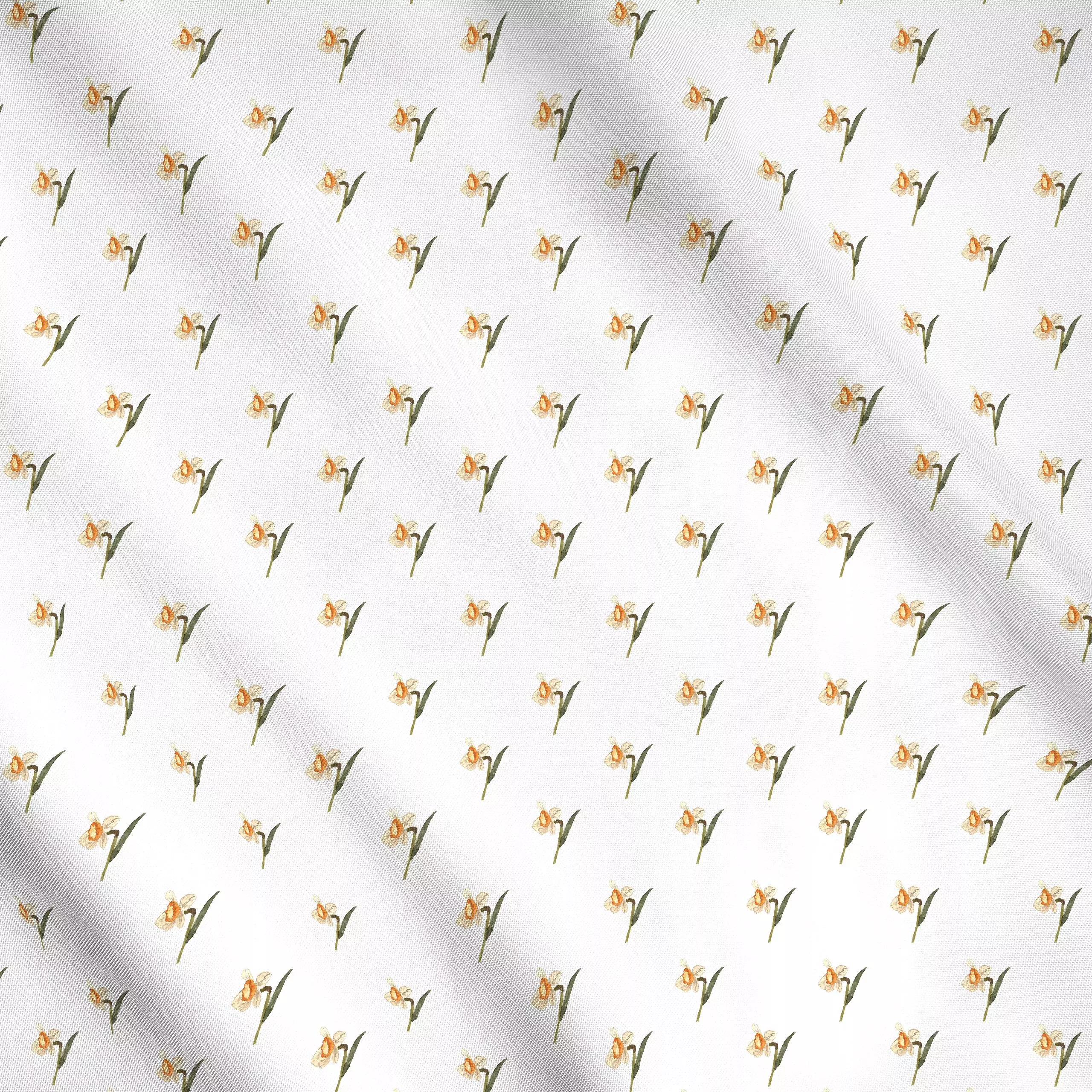 Meterware Easter Fun Osterglocke - Blumen & Florales, Frühling, Ostern - von „Lena Yokota"; Muster, Blumen, floral, Ostern, ...