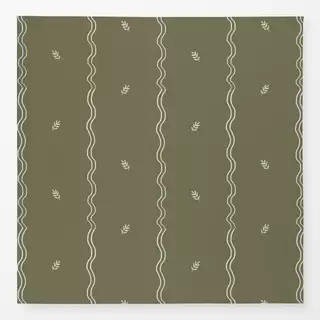 Tischdecke Little leaves grün