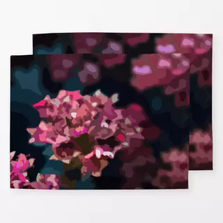 Tischset Botanica Bush Teal and Pink