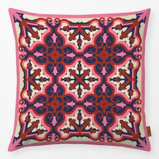 Kissen Azujelo Muster2 pink