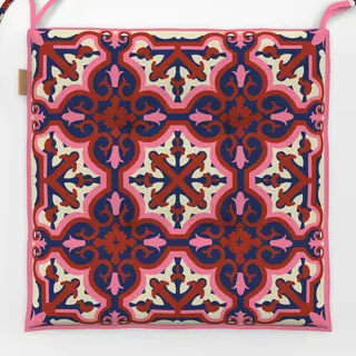 Sitzkissen Azujelo Muster2 pink