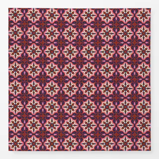 Tischdecke Azujelo Muster2 pink