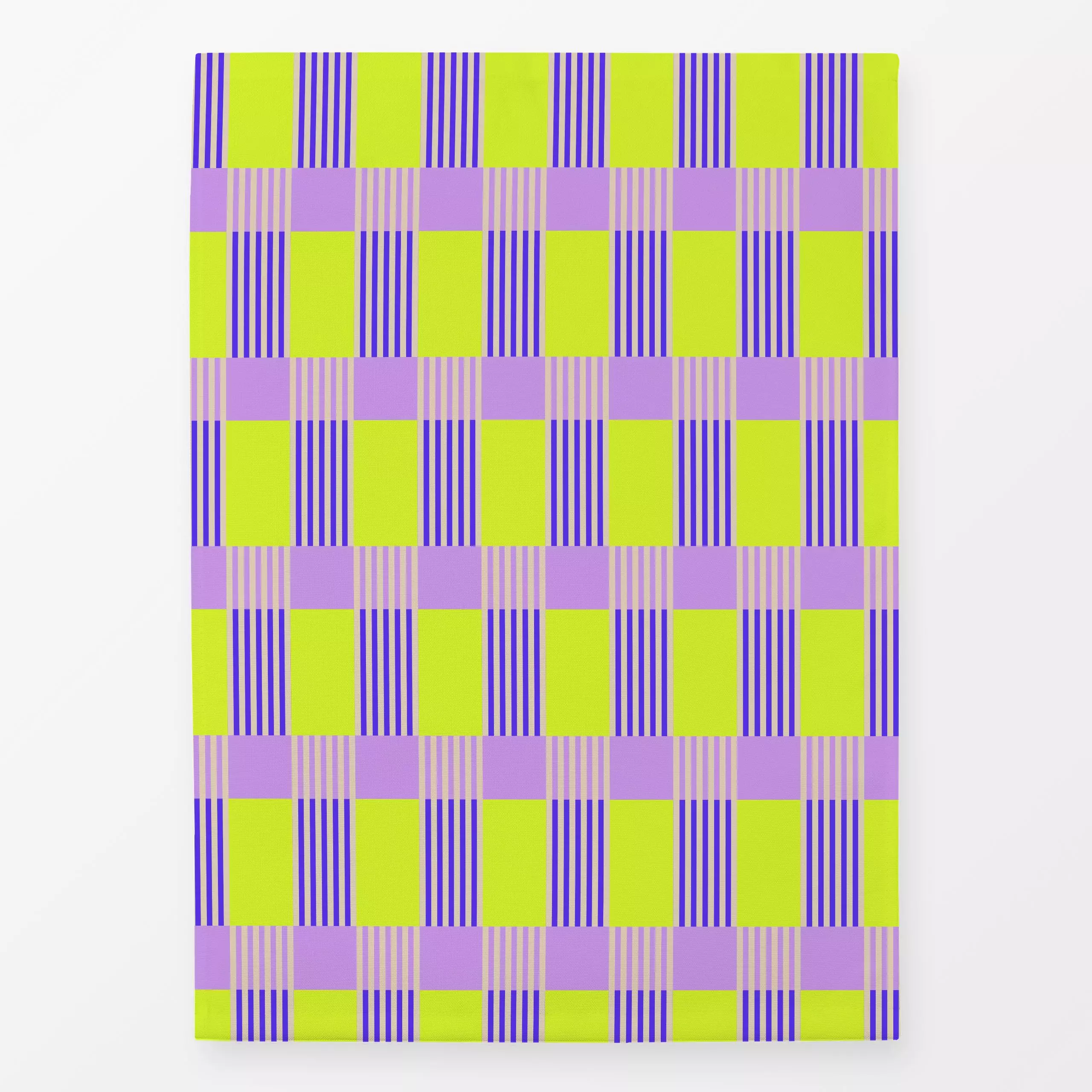 Geschirrtücher Fun Graphic Stripes - Symbole & Muster - von „Julia Schumacher"; Streifen, rosa, Karo, lila, kariert, fun, ge...