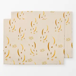 Tischset Midsummer MondSterne hellbeige