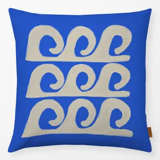 Kissen Retro Swirl Waves