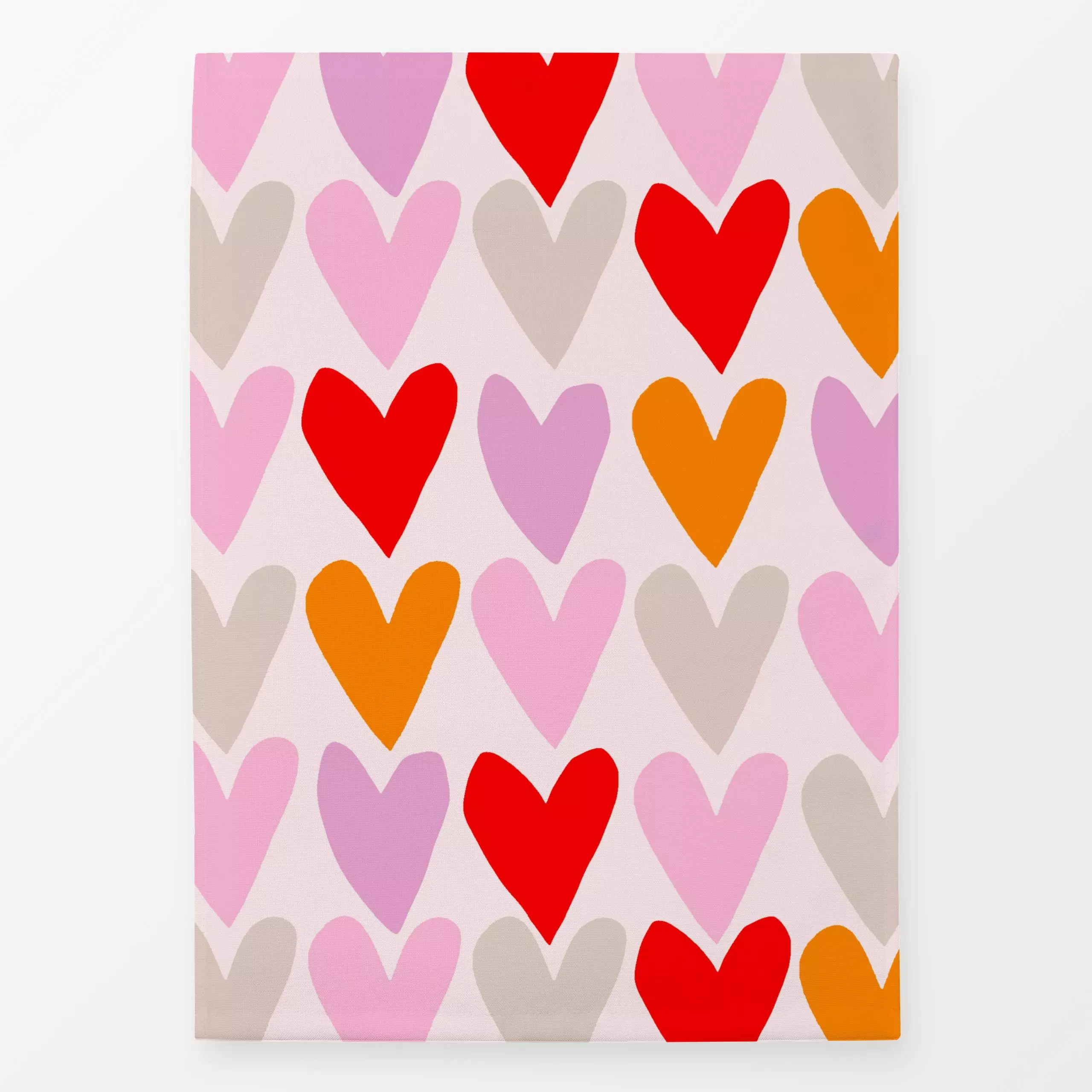 Geschirrtücher Big Hearts - Liebe, Romantik & Pride, Symbole & Muster - von „Studio Kesse"; Love, Herzen, Valentinstag, Lieb...