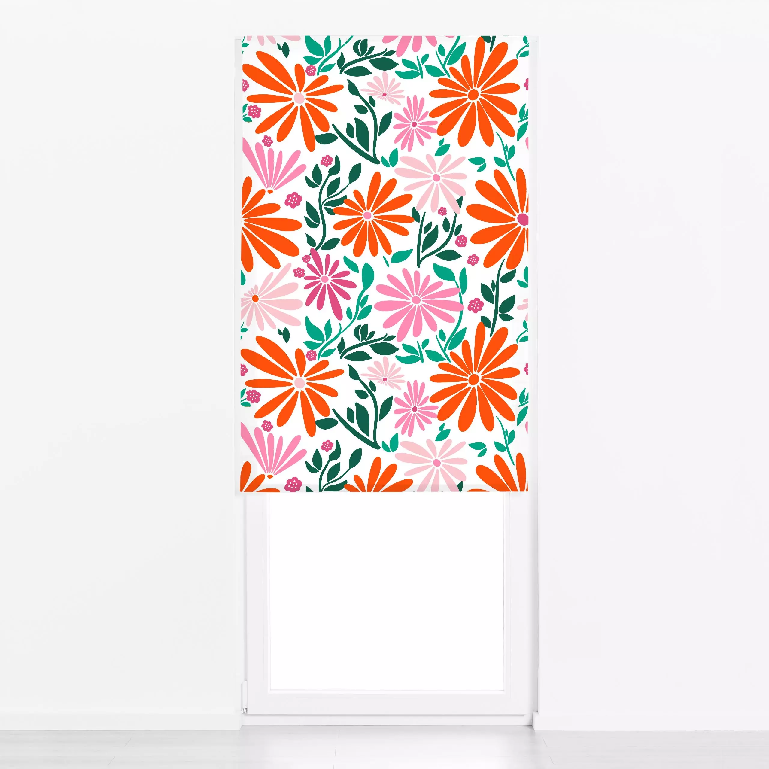 Raffrollo Sonne Sommer Sonnenschein - Blumen & Florales, Sommer, Symbole & Muster - von „Uta Naumann"; boho, abstrakt, Trock...