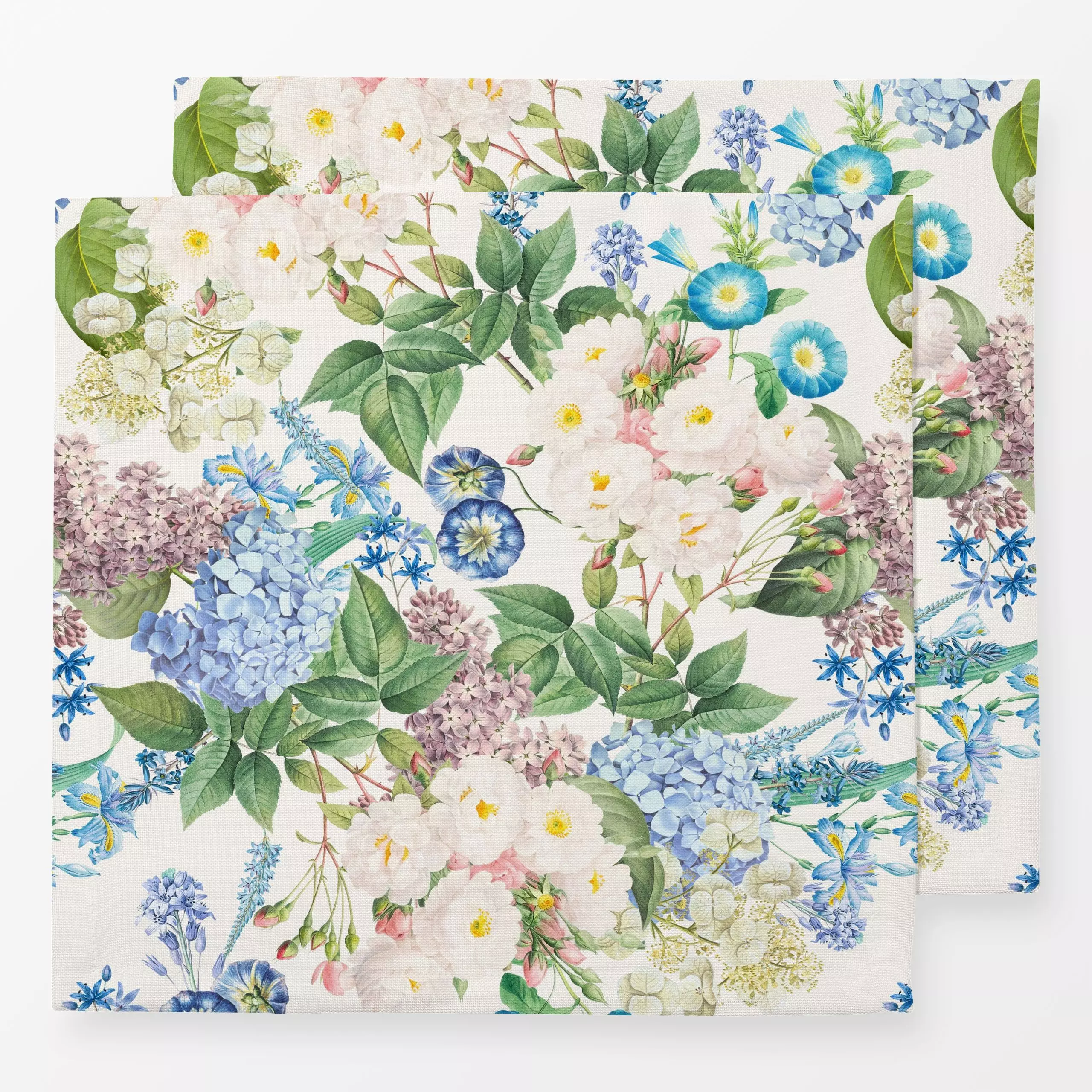 Servietten Redouté Rosen Garten 3 - Blumen & Florales, Retro & Vintage - von „Uta Naumann“; Blumen, Rosen, Garten, floral, v...