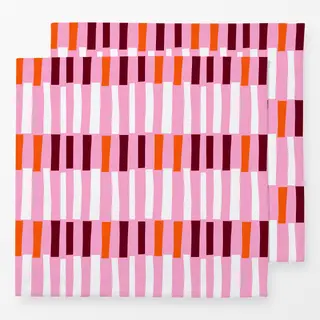 Servietten Streifenmix Pink