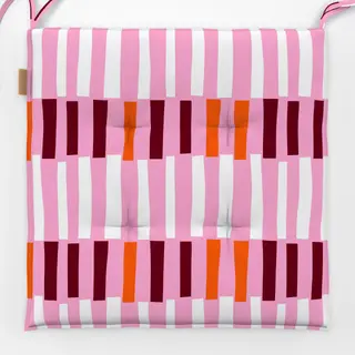 Sitzkissen Streifenmix Pink