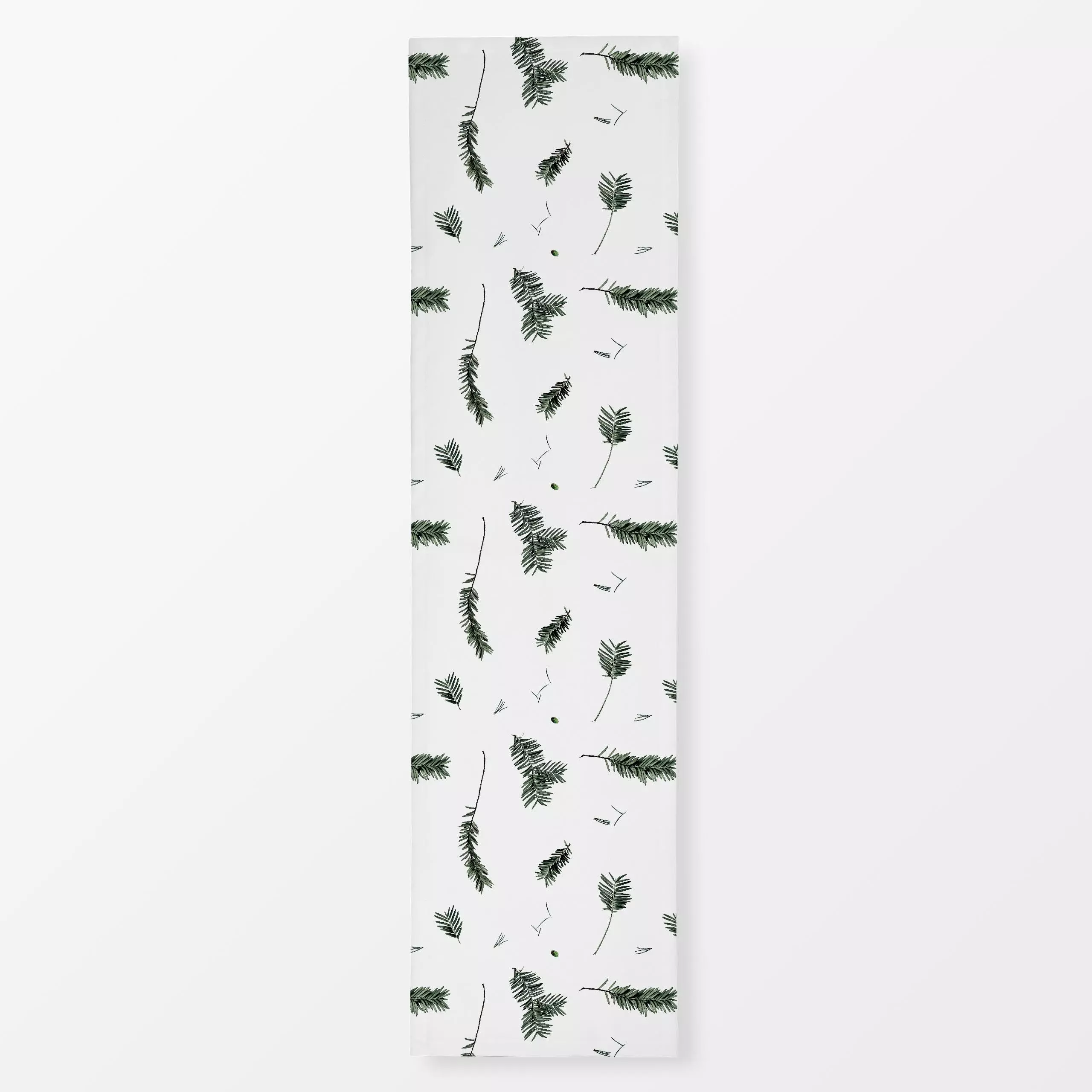 Tischläufer Small Fir Branches - Weihnachten, Winter - von „Mareike Böhmer"; Muster, minimal, Zweige, Tannenbaum, Weihnachte...