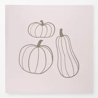Tischdecke Kürbis Grün Beige Wendekissen