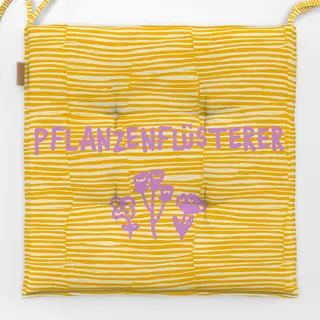 Sitzkissen Pflanzenfluesterer gelb