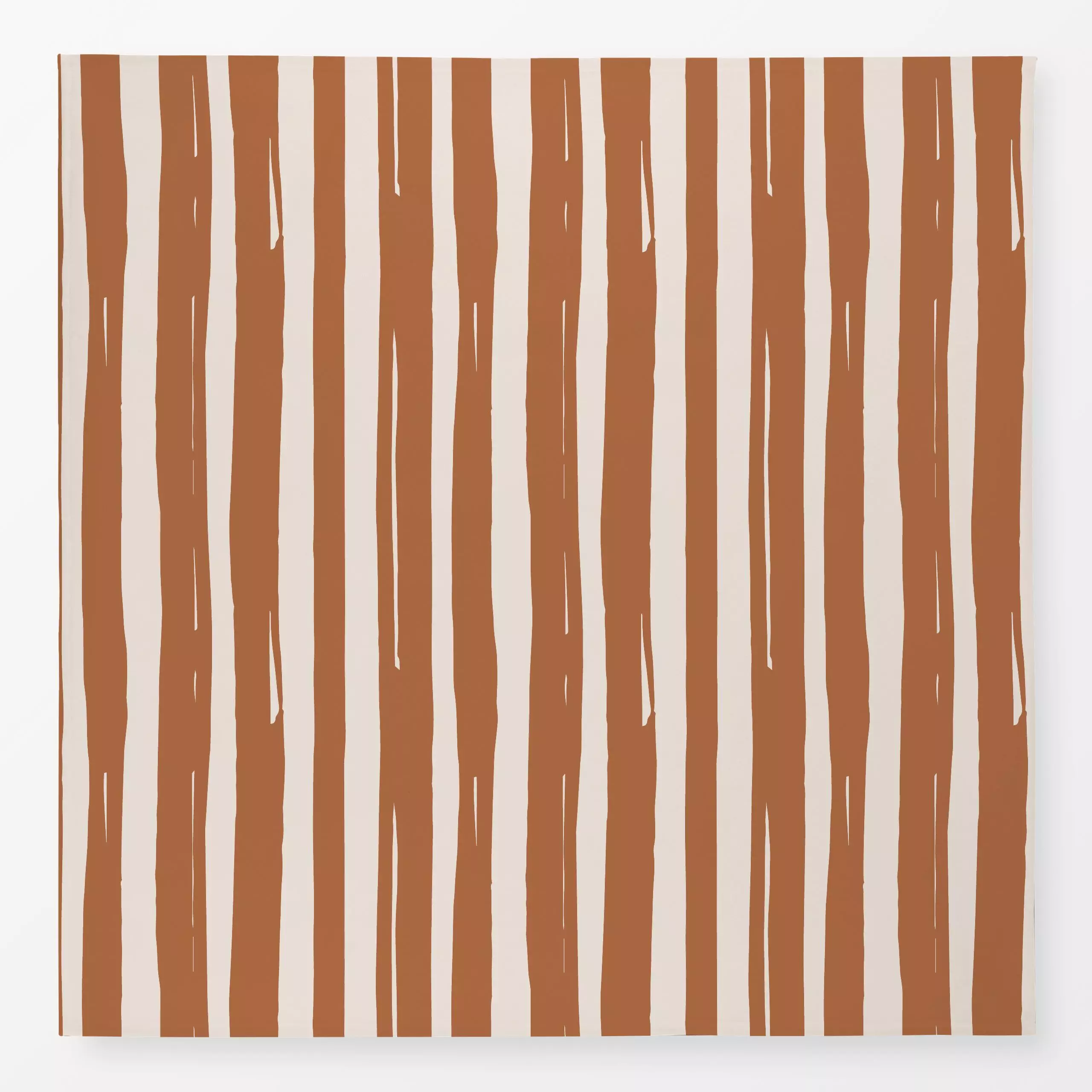 Tischdecke Autumn Stripes Amber Beige - Symbole & Muster - von „Kruth Design"; Muster, Linien, Streifen, Herbst, Herbstdeko,...