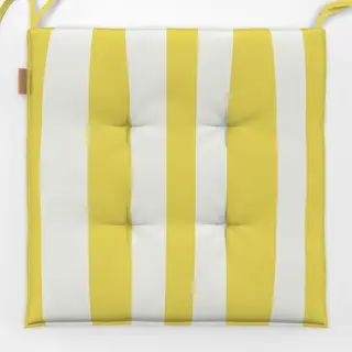 Sitzkissen Santorini Streifen Gelb