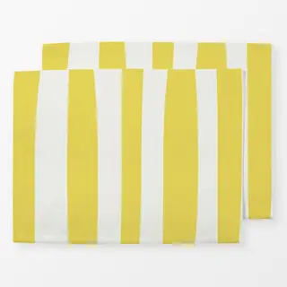 Tischset Santorini Streifen Gelb