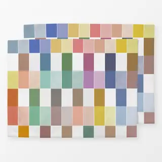 Tischset Modern Fliesen Geometric Bunt
