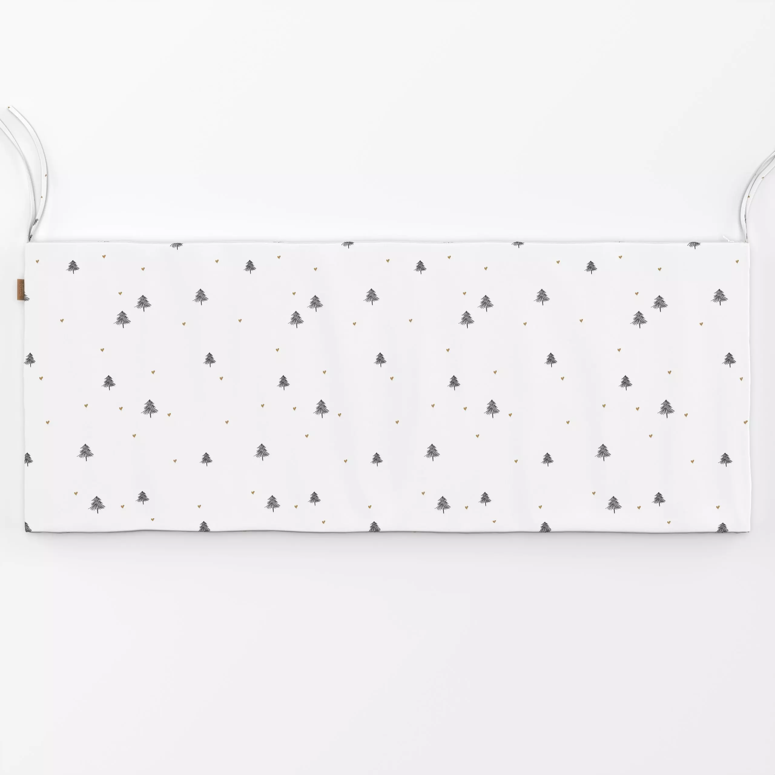 Bankauflage Wintermomente - Weihnachten, Winter - von „Alisa Knöß"; skandinavisch, Tanne, Herzen, Weihnachtsbaum, Weihnachte...