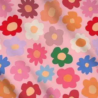 Meterware Daisy Allover rosa