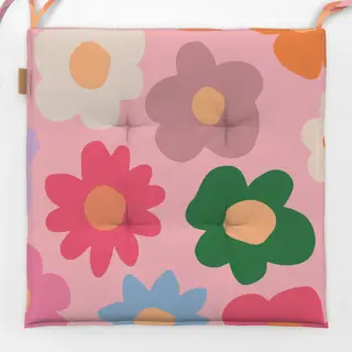 Sitzkissen Daisy Allover rosa