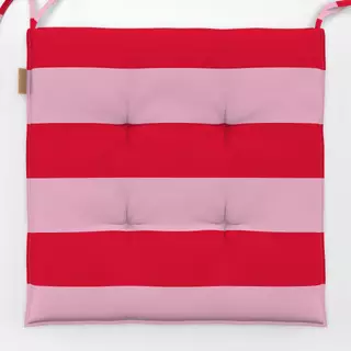 Sitzkissen Stripes red rose small