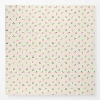 Tischdecke Tulpenwiese Beige Rosa
