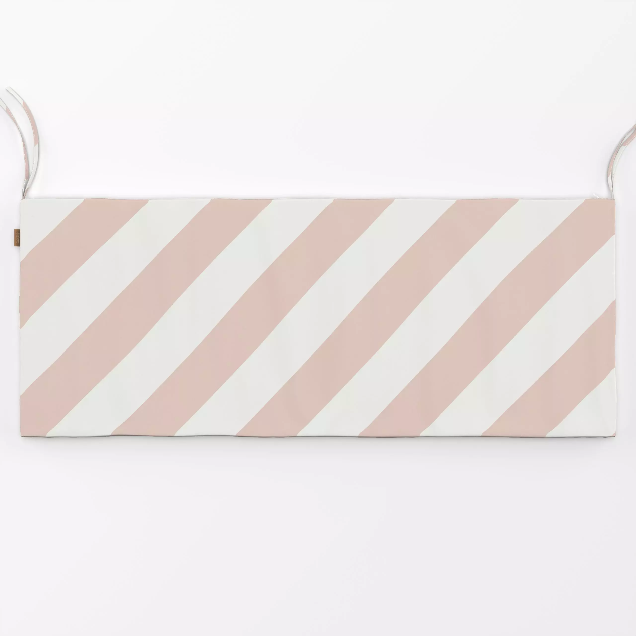 Bankauflage Diagonal gestreift rosa - Kinderzimmer & Motive für Kinder, Symbole & Muster - von „Katrin Graff"; Kinder, abstr...