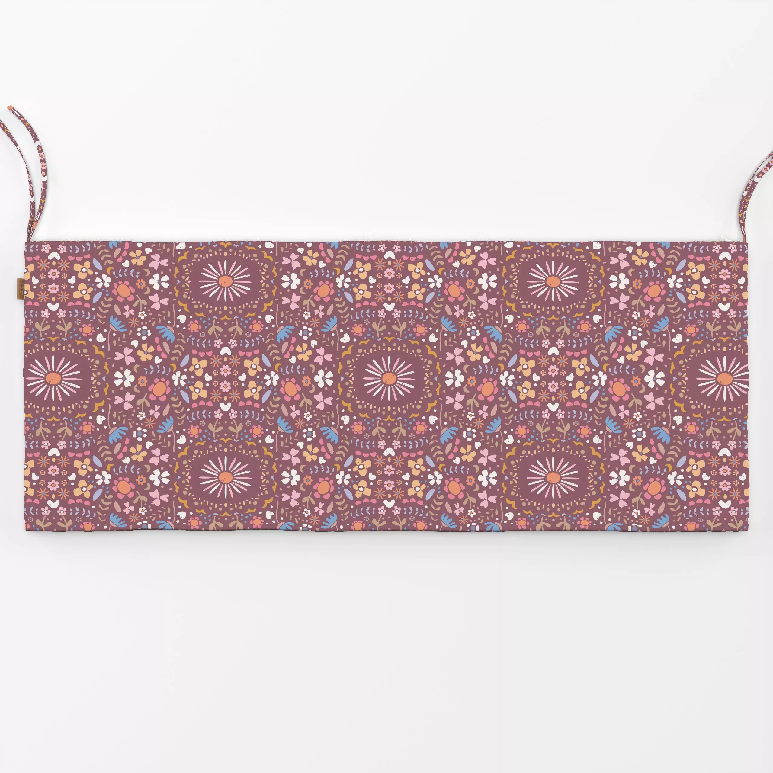 Bankauflage Summer Moody Multicolour - Blumen & Florales, Symbole & Muster - von „Kathrin Woo"; Blumen, Sommerblumen, modern...