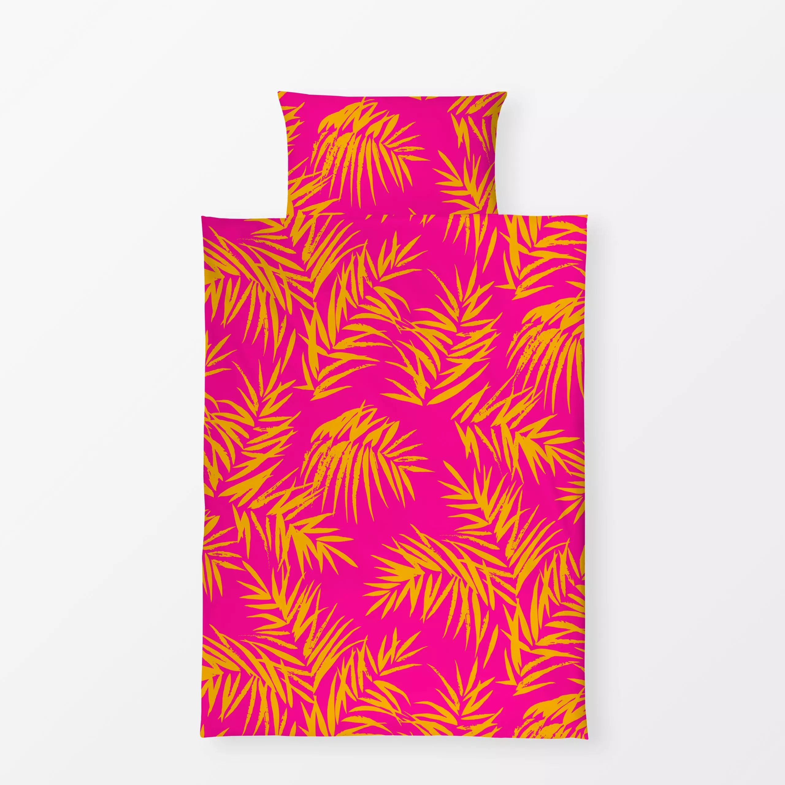 Bettwäsche Hot Summer Days 2 - Blumen & Florales, Sommer - von „Uta Naumann"; boho, Palmen, Palmenwedel, palmenblatt, palmle...