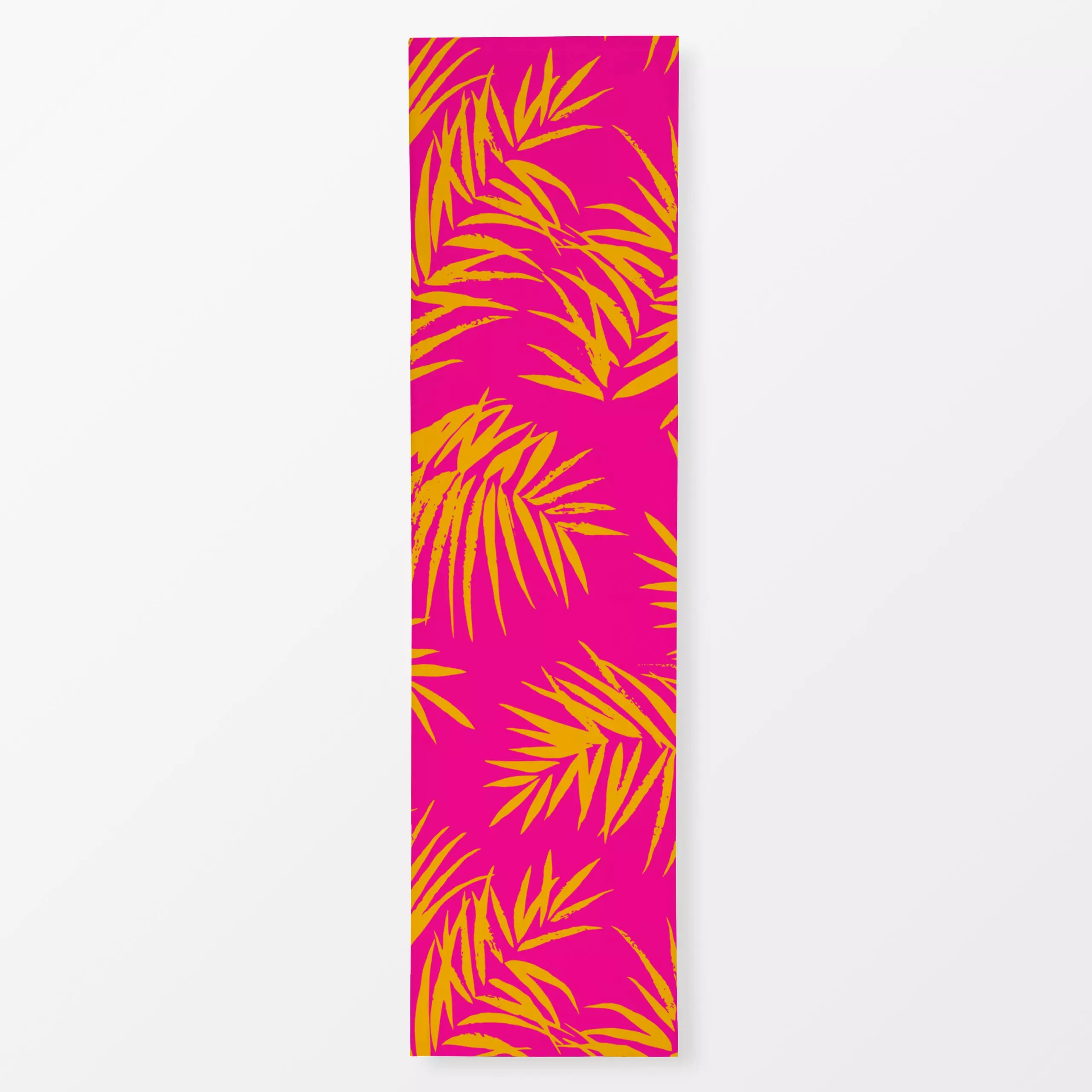 Tischläufer Hot Summer Days 2 - Blumen & Florales, Sommer - von „Uta Naumann"; boho, Palmen, Palmenwedel, palmenblatt, palml...