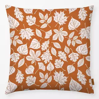 Kissen Herbstblätter Orange