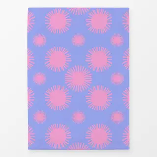 Geschirrtücher Sunshine Muster Blau Rosa