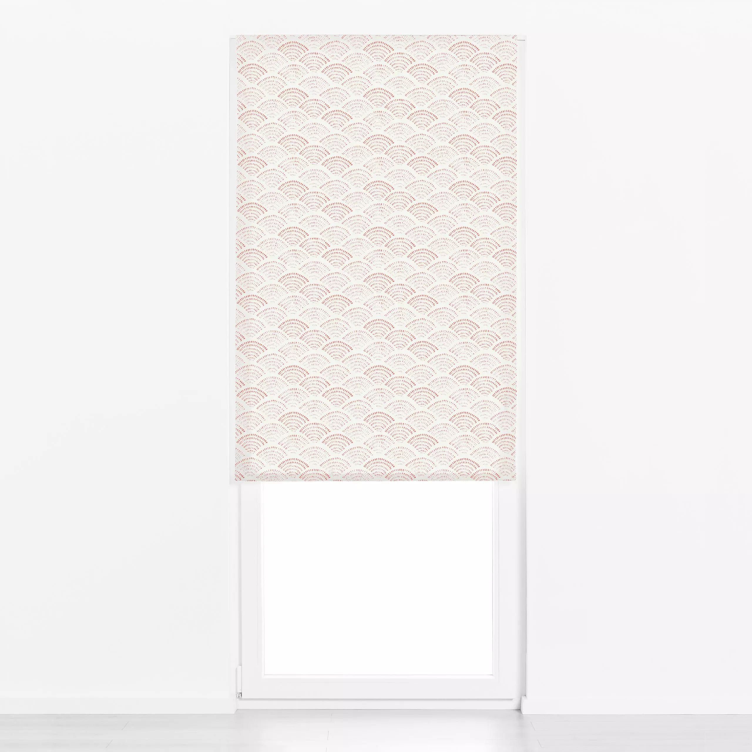 Raffrollo Vieira de Playa coral - Symbole & Muster - von „Katrin Graff"; Strand, maritim, Beach, Kollektion, Sommerlich, Mus...