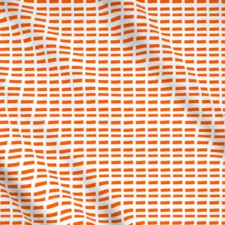 Meterware Sunny Orange mini stripes