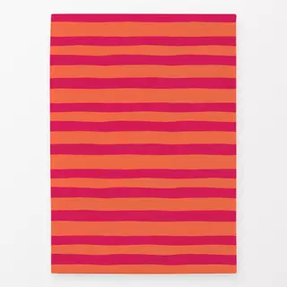 Geschirrtücher Bold Stripe rot orange No1