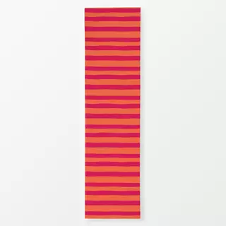 Tischläufer Bold Stripe rot orange No1