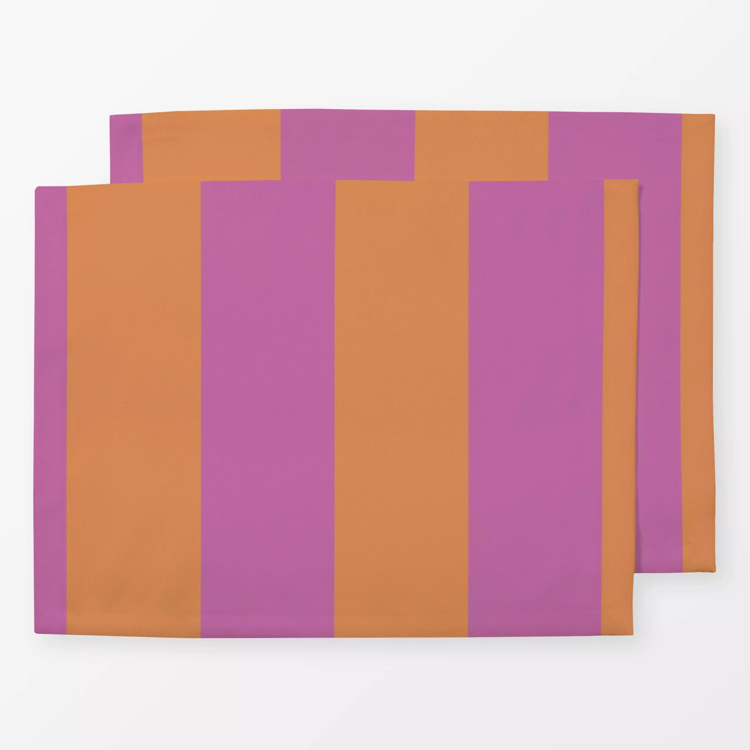 Tischset Stripe Collection Pink Rose - Frühling, Kinderzimmer & Motive für Kinder, Symbole & Muster - von „Studio ROSAGRAU";...