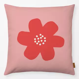 Kissen Flower 4 Red Pink