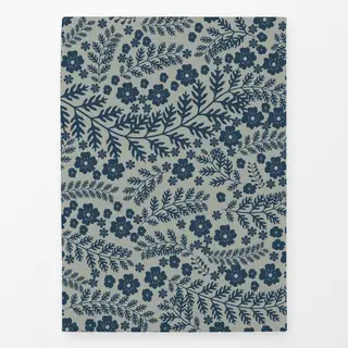 Geschirrtücher Blumen Garten Blau Midsommar