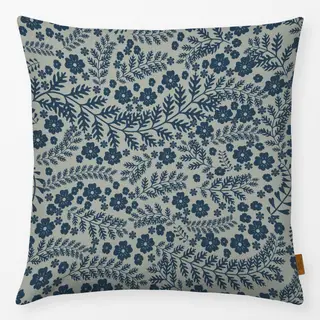 Kissen Blumen Garten Blau Midsommar