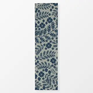 Tischläufer Blumen Garten Blau Midsommar