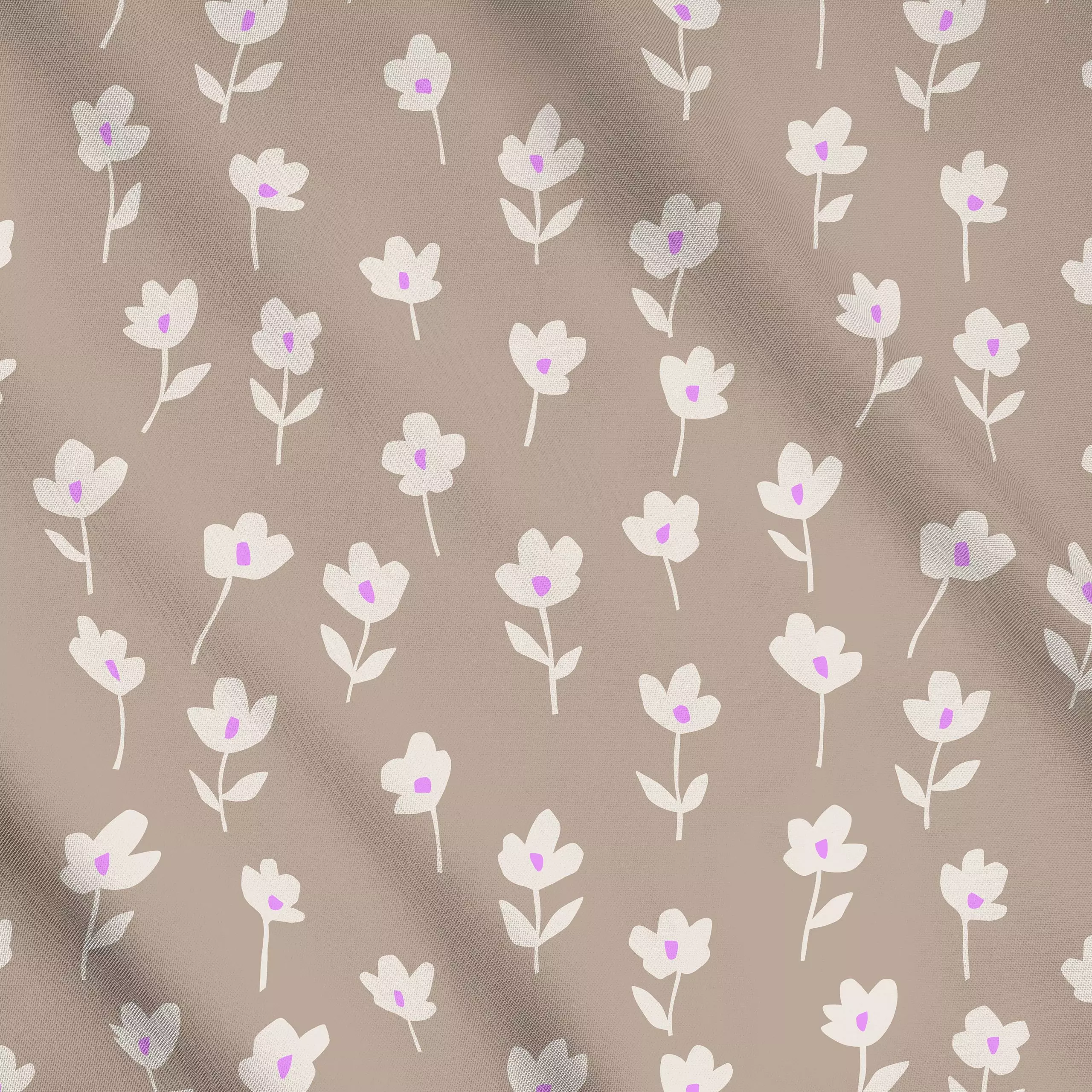 Meterware Blumen beige pink - Blumen & Florales, Frühling - von „Studio Kesse"