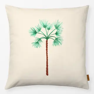 Kissen Tropical Palmtree offwhite